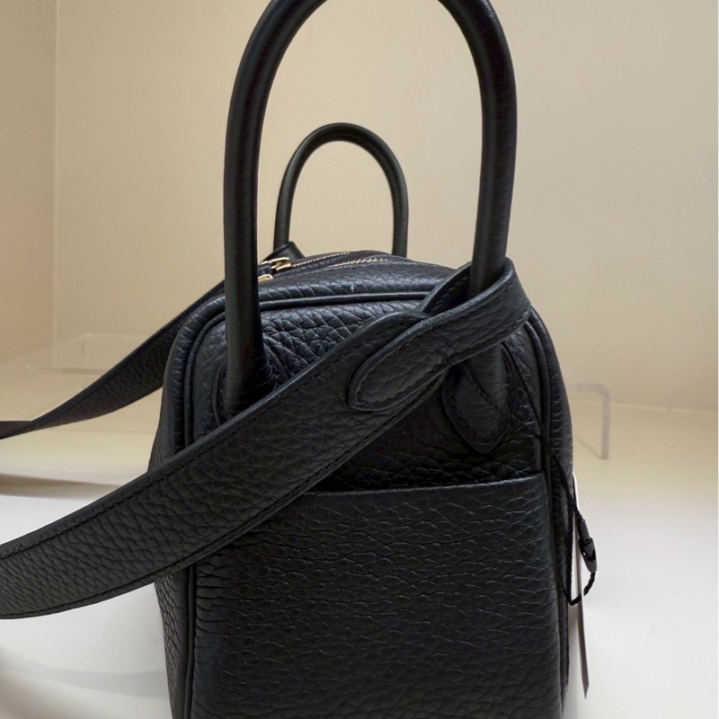 Hermes mini Lindy 一代 黑金-3
