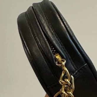 chanel vintage 黑金 斜背包 帶鍊包 蛋形包 流蘇包 肩背包 側背包 手提包-19