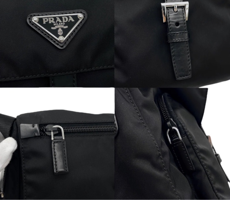 「JL精品代購」 97新Prada 尼龍單肩包-6