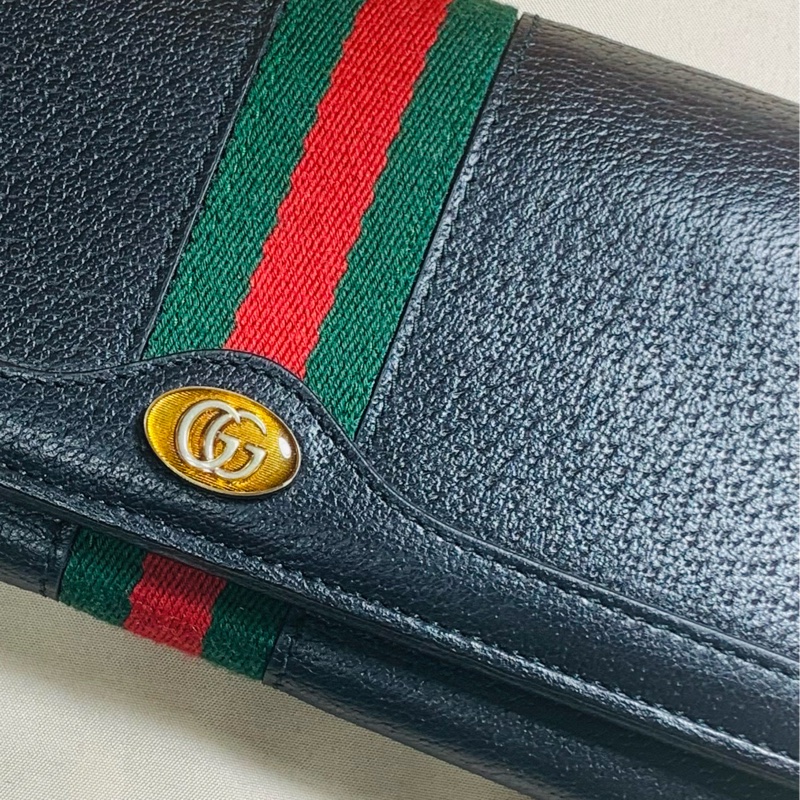 ✨經典不敗 Gucci 古馳 黑金woc 鏈條包 斜背包-2