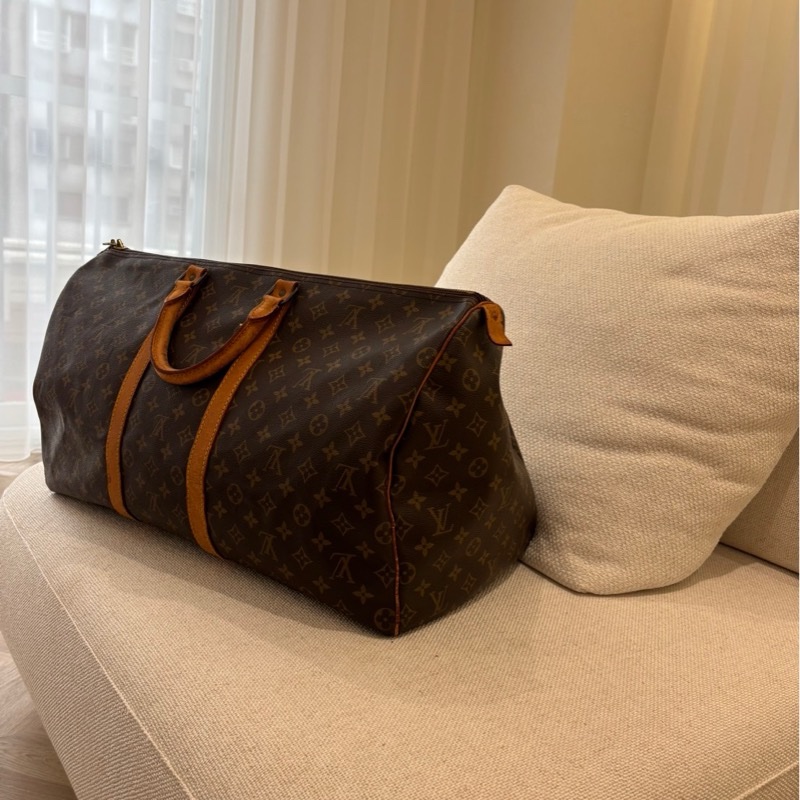 LV 原花高級大旅袋-5