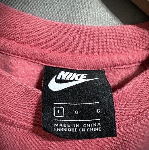 Nike swoosh tracksuit 大勾勾短版衛衣 大學T 復古寬鬆落肩內刷毛大學T croptop L 165/88A-5