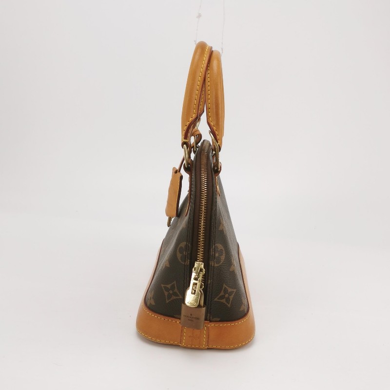 Louis Vuitton (LV) AlmaBB植鞣革Monogram印花貝殼包 肩背包-2