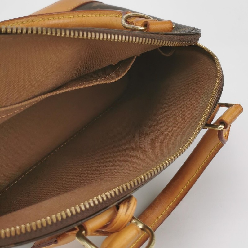 Louis Vuitton (LV) AlmaBB植鞣革Monogram印花貝殼包 肩背包-6