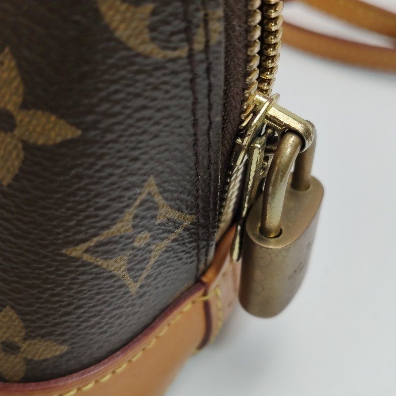 Louis Vuitton (LV) AlmaBB植鞣革Monogram印花貝殼包 肩背包-16