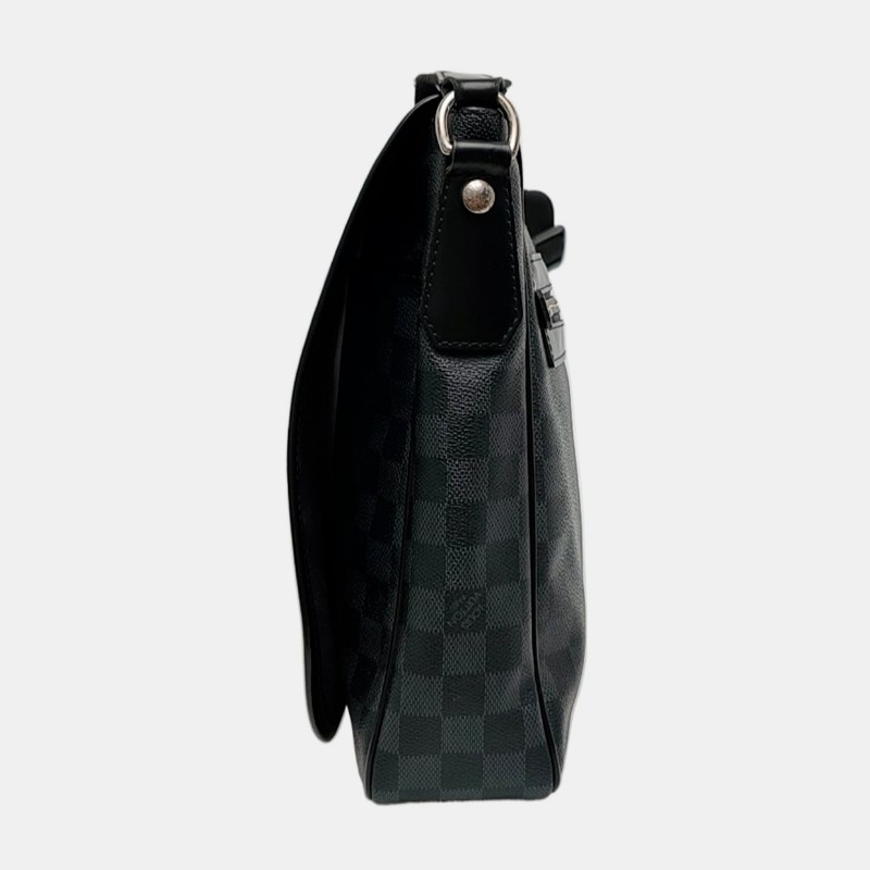 LOUIS VUITTON DANIEL 中號塗層帆布棋盤格斜背包肩背包-2