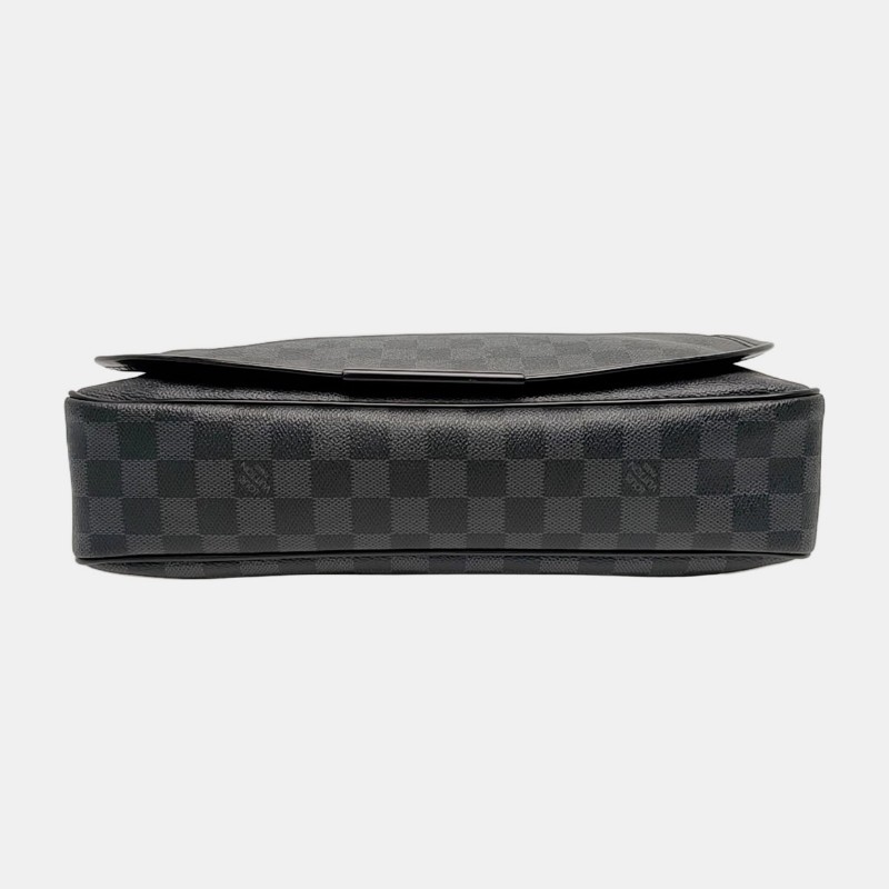 LOUIS VUITTON DANIEL 中號塗層帆布棋盤格斜背包肩背包-5