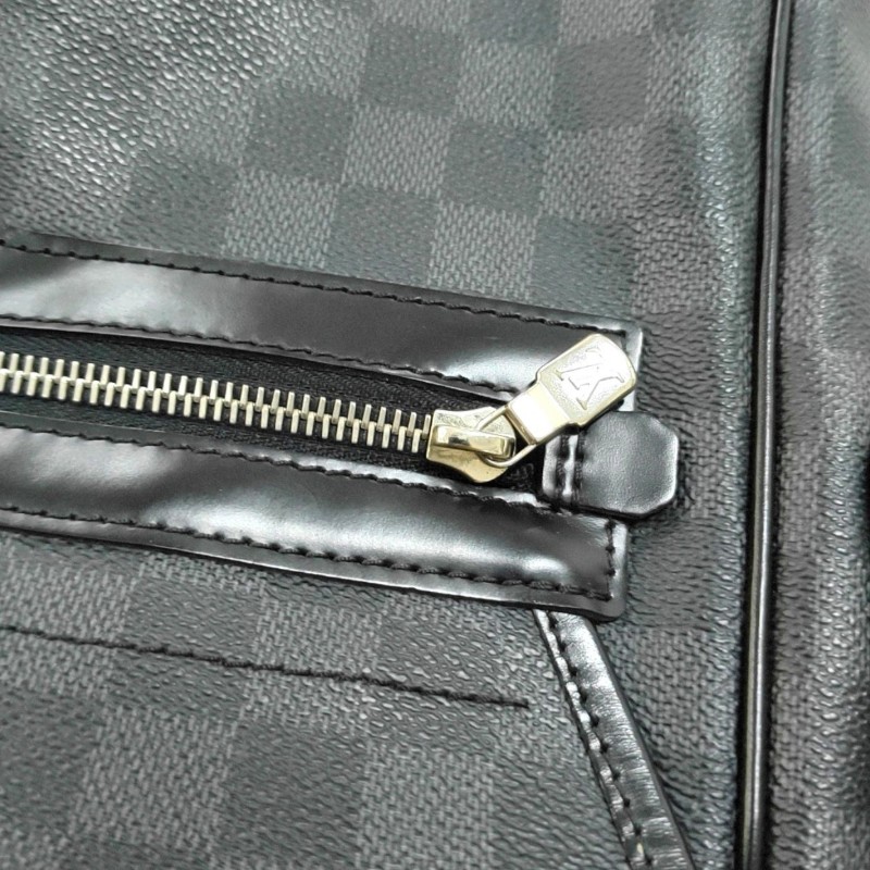 LOUIS VUITTON DANIEL 中號塗層帆布棋盤格斜背包肩背包-8