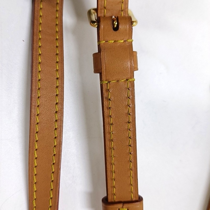 LOUIS VUITTON NOÉ Nano 棕色塗層帆布老花水桶包 肩背包斜背包-13