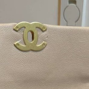 CHANEL 香奈兒 限量款 19 牛皮 粉色 鈎花縫線二 斜背包 肩背包 鍊條包 側背包 手提包-23