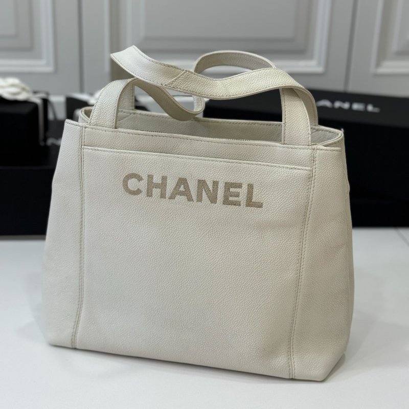 CHANEL 香奈兒 vintage 白雪公主 白色 牛皮 荔枝紋 手提包 肩背包 側背包-2