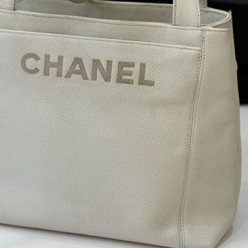 CHANEL 香奈兒 vintage 白雪公主 白色 牛皮 荔枝紋 手提包 肩背包 側背包-14