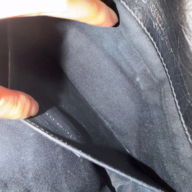 D扣新款99新🈶️購證❤️ ysl #黑銀 #niki #小號 #鏈條包-15