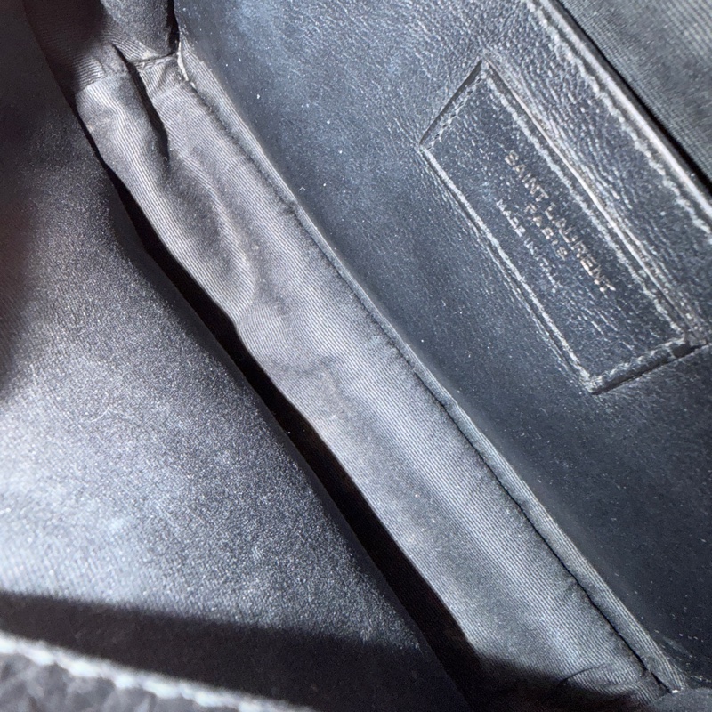 D扣新款99新🈶️購證❤️ ysl #黑銀 #niki #小號 #鏈條包-16