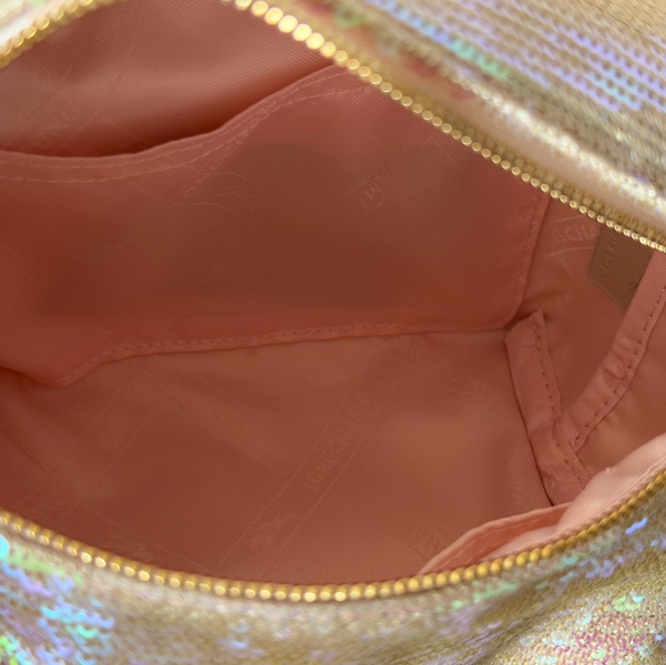 Longchamp Le Pliage Collection XS 迷你亮片包-8