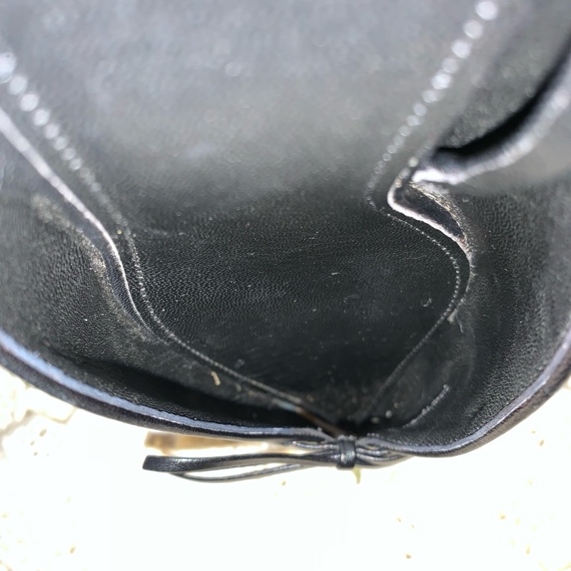 巴黎世家Balenciaga黑色皮革尖頭蝴蝶結 後繫帶扣腳踝跟鞋37 穆勒鞋-16