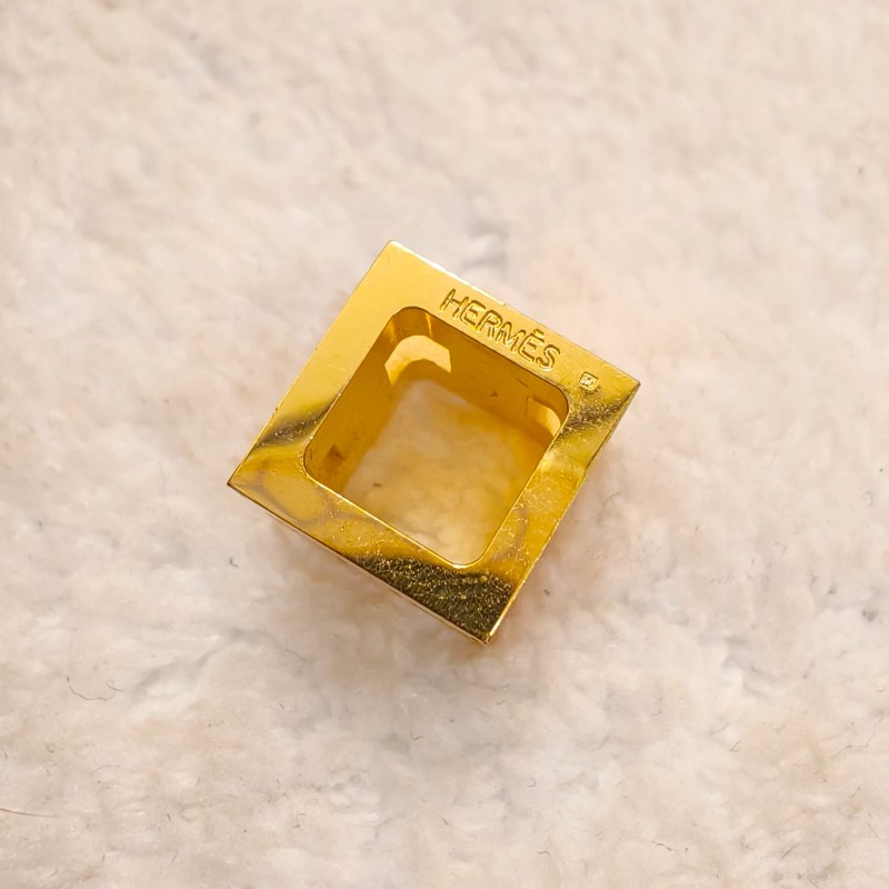 H家Cage D’H 項鍊方塊橘色金鏈-3