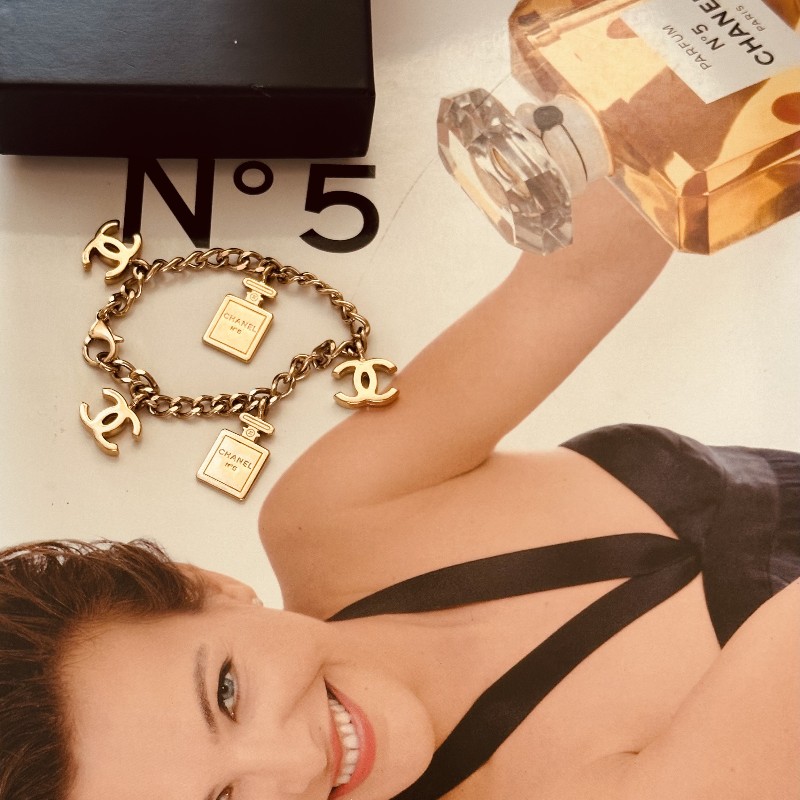 Chanel N°5系列香水手鍊-1