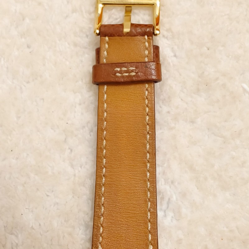 HERME'S H-hour 金框手錶-10