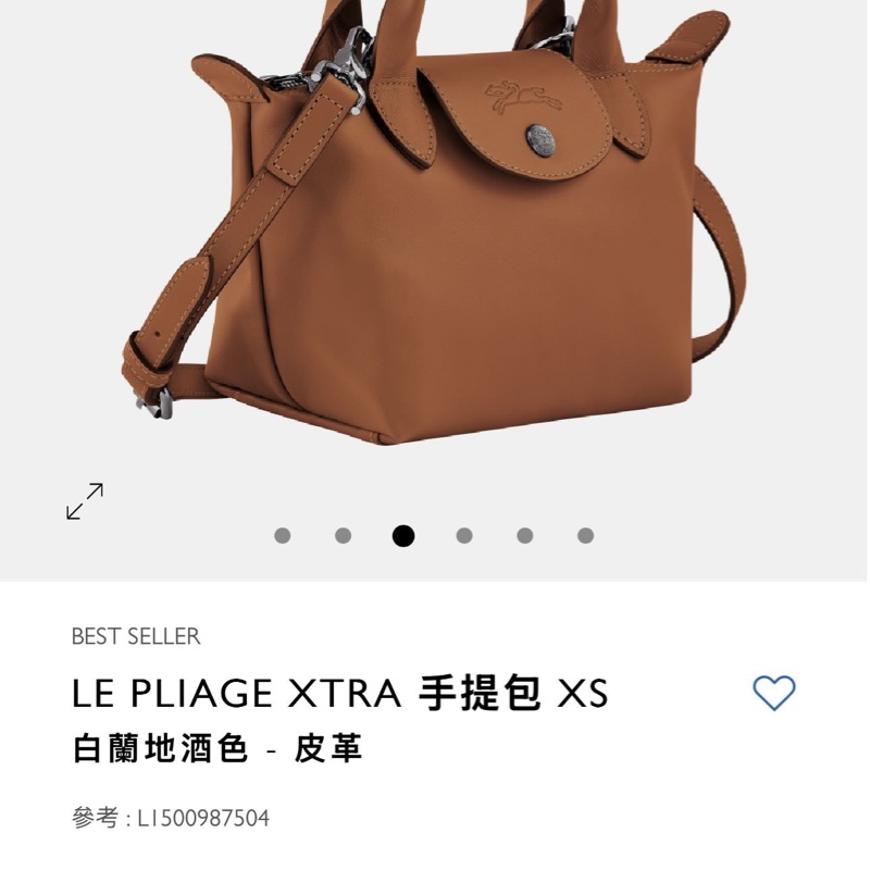 Longchamp 水餃包xs-5