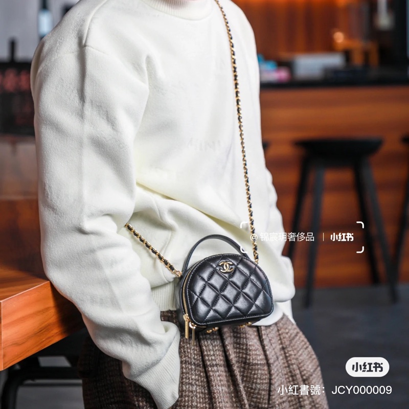 Chanel 23C貝殼包/斜背包/手提包#晚宴包-28