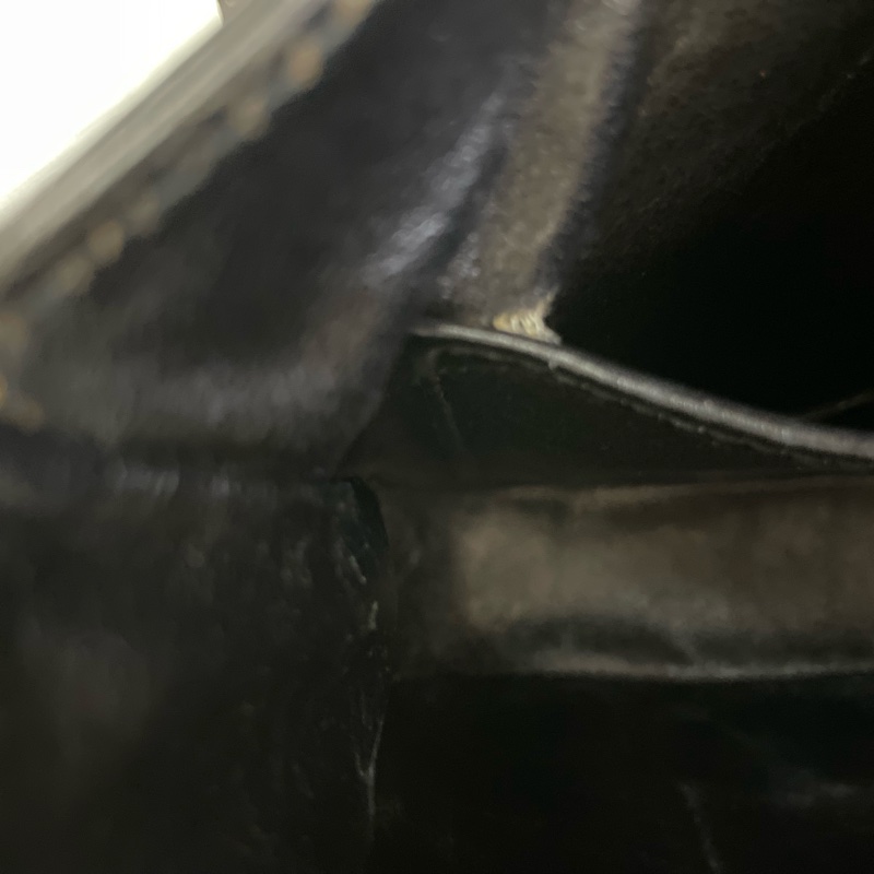 保存良好Celine vintage馬車金具BOX翻蓋包/肩斜背-19
