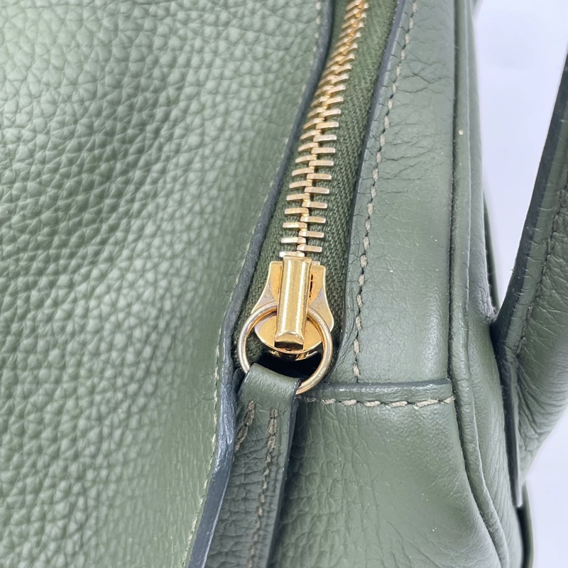 Hermes Lindy 30 英國綠金扣-16