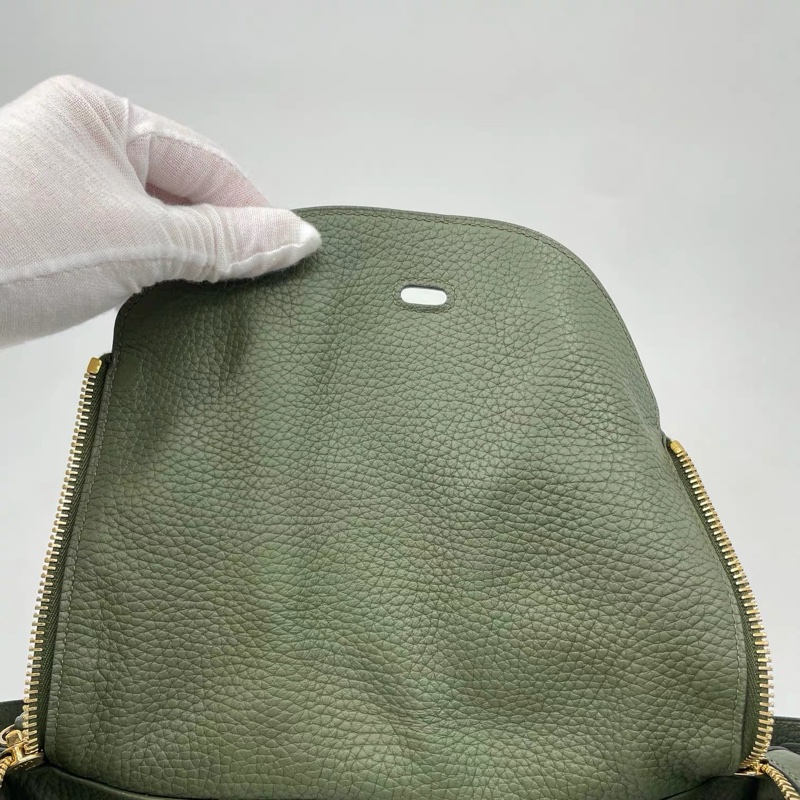 Hermes Lindy 30 英國綠金扣-19