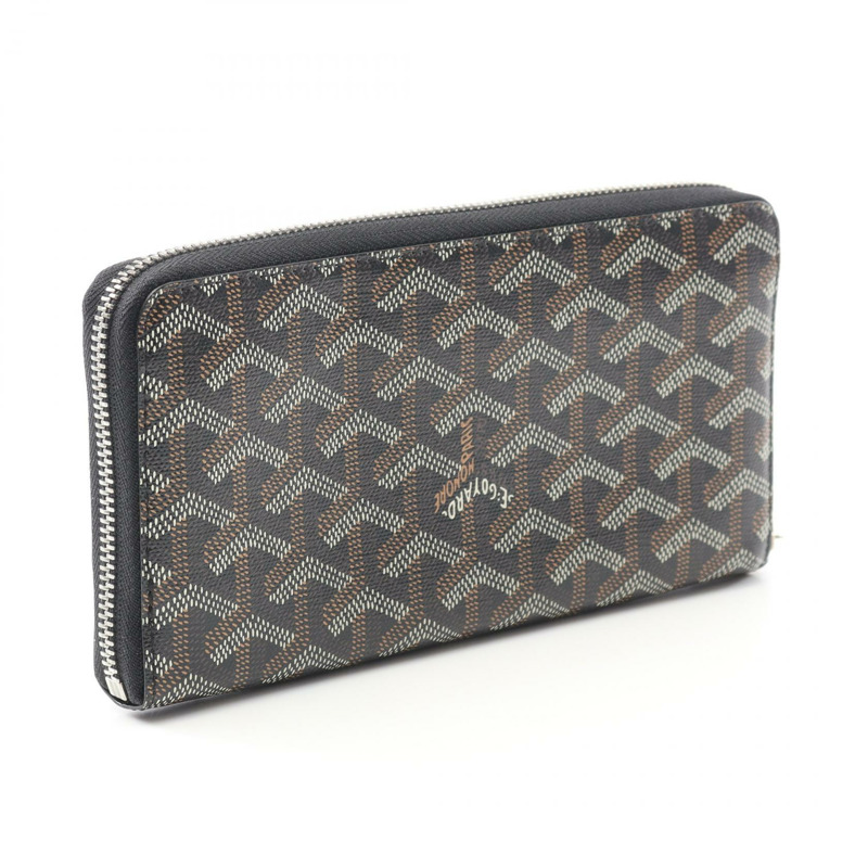 GOYARD Matignon GM 環繞拉鍊長皮夾 MATIG2GMLTY09CL09P 帆布皮革-1