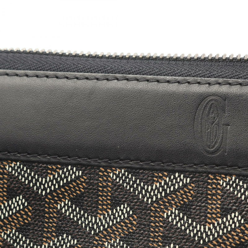 GOYARD Matignon GM 環繞拉鍊長皮夾 MATIG2GMLTY09CL09P 帆布皮革-4