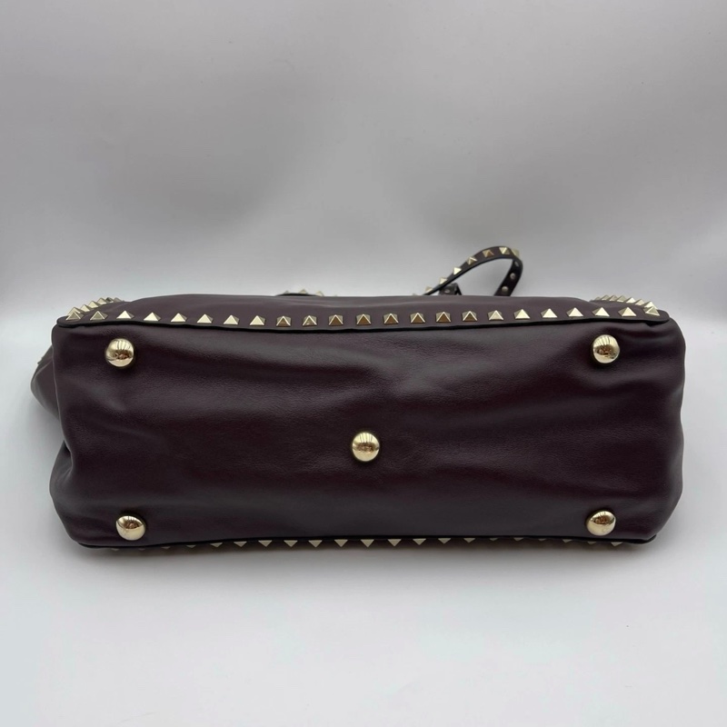 單肩包 手提袋Valentino Garavani Rockstud Tote shoulder bag Leather Origin Italy-2
