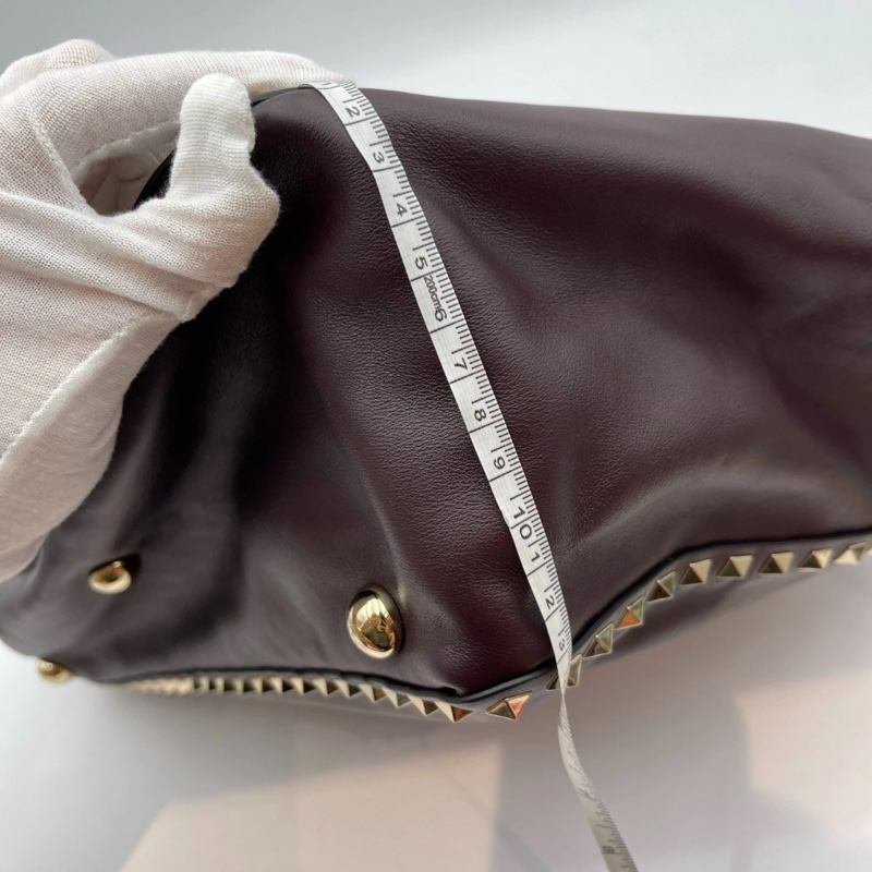 單肩包 手提袋Valentino Garavani Rockstud Tote shoulder bag Leather Origin Italy-7
