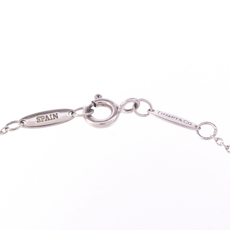 TIFFANY&CO 925純銀By The Yard Bracelet鑽石手鏈-5