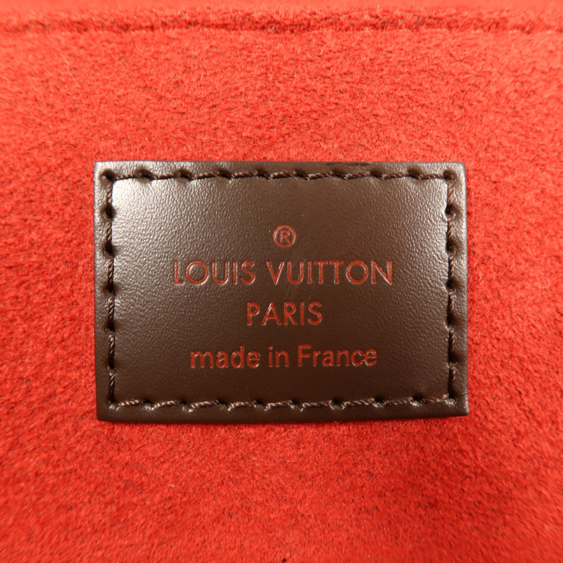 LOUIS VUITTON Damier Bergamo PM金扣手挽肩背兩用袋-16