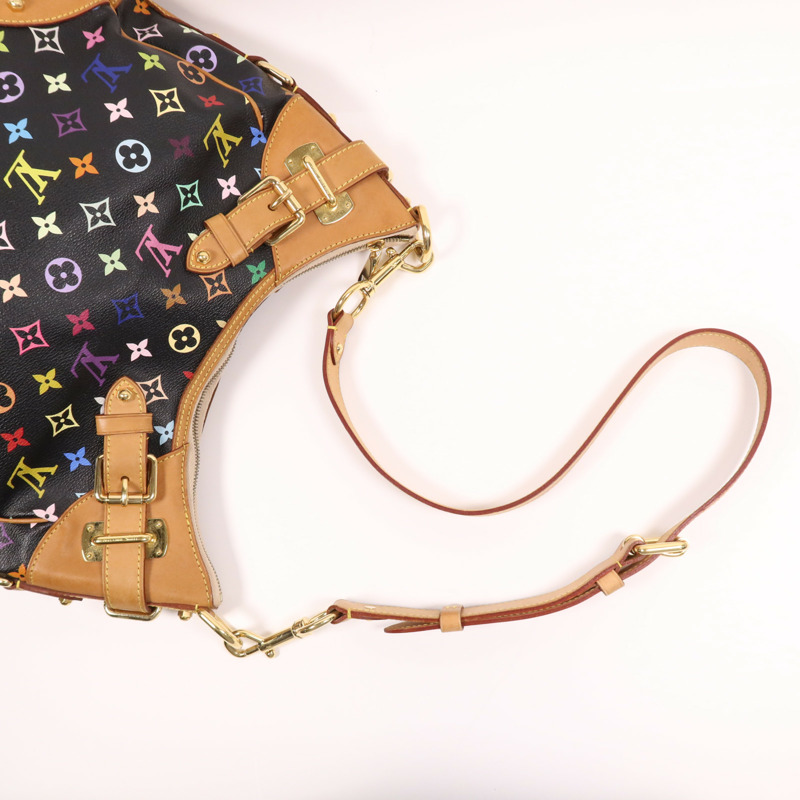 LOUIS VUITTON Monogram Multicolore Greta金扣肩背袋-5