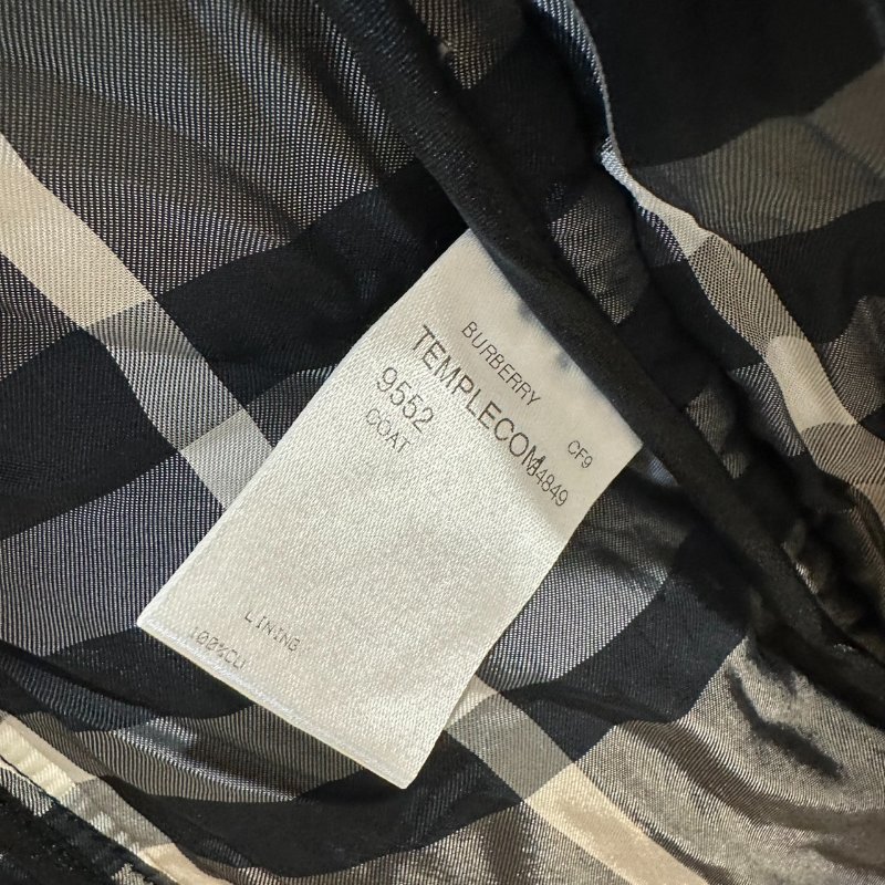 【美收精品】BURBERRY 黑色風衣外套 4-121【隔月月中將轉賣至日本 上架期限30天】-3