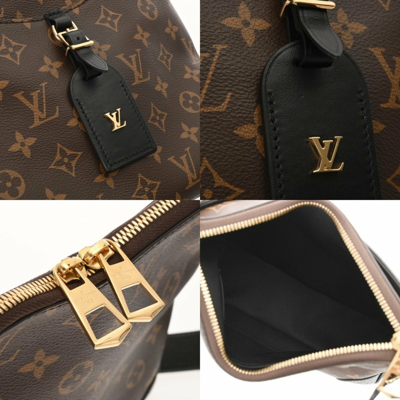 LOUIS VUITTON Monogram Odeon NM PM 棕色/黑色 M45353 女士帆布單肩包-9