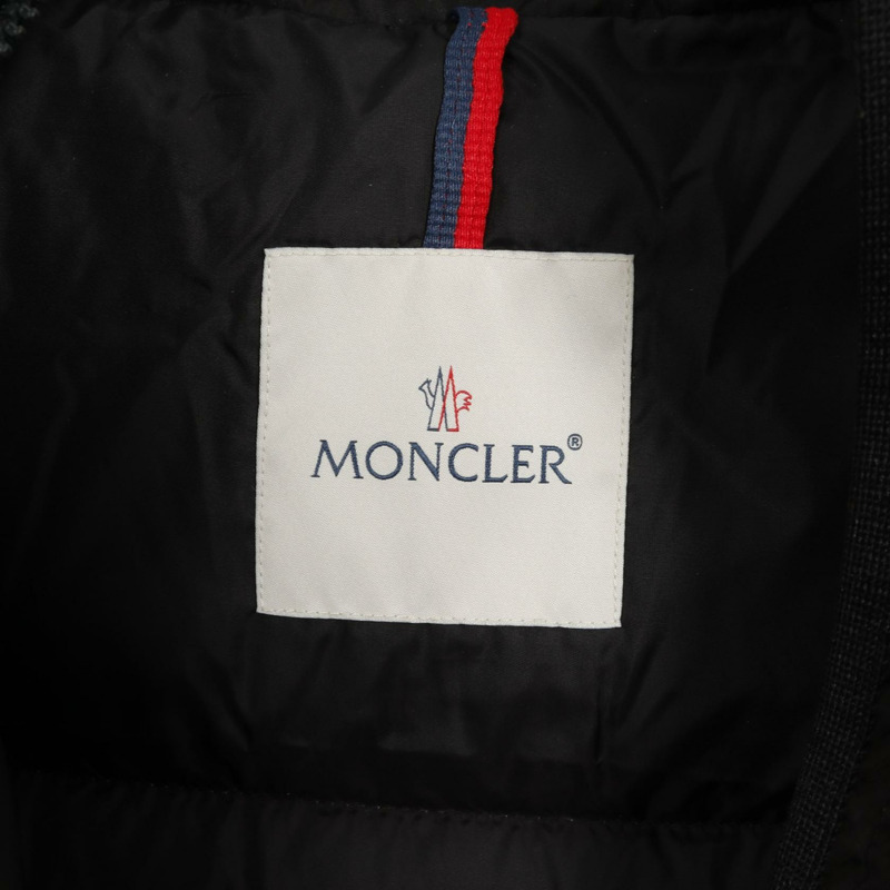 MONCLER DOMBES 連帽羽絨外套 1C00046 尼龍黑色 2 碼 二手女款-2