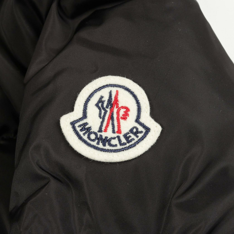 MONCLER DOMBES 連帽羽絨外套 1C00046 尼龍黑色 2 碼 二手女款-5