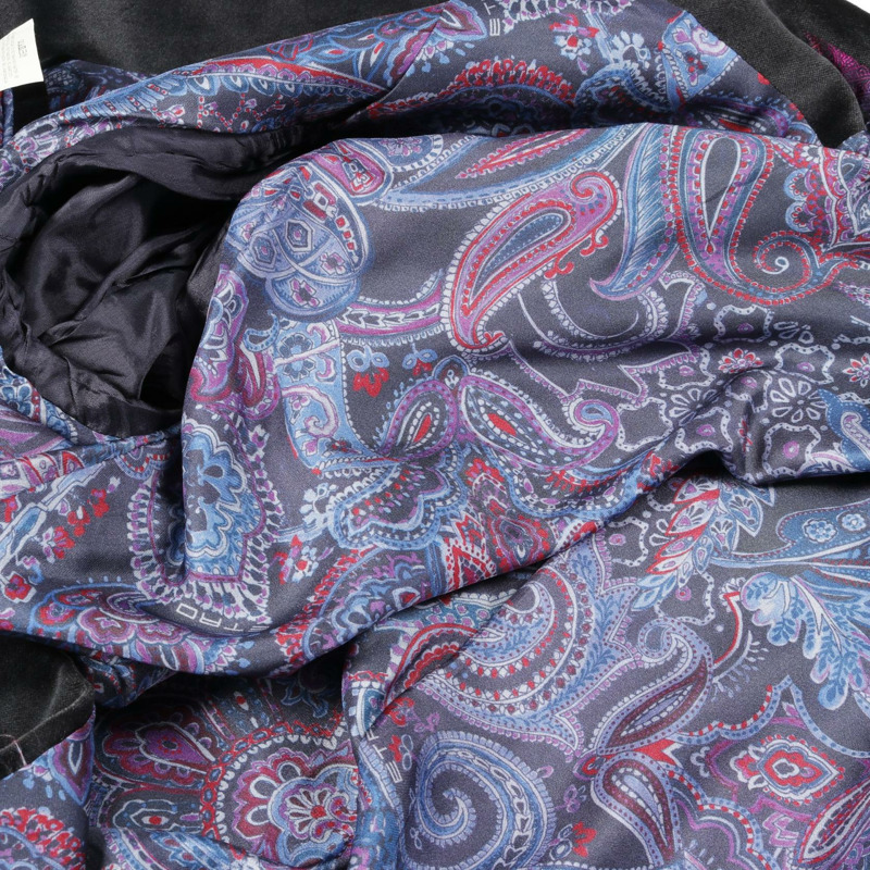 ETRO Velor 天鵝絨修身外套 棉質 黑色 56 碼 二手男式-8