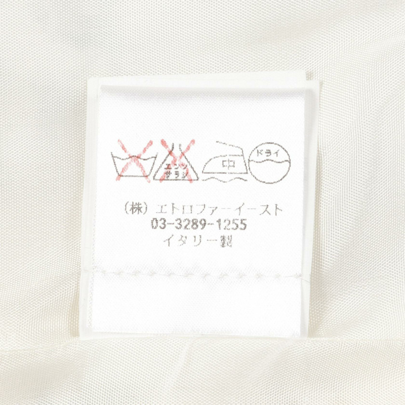 ETRO 花卉背心 81-19676-3755 絲綢米色多色 44 碼 二手 女款-4