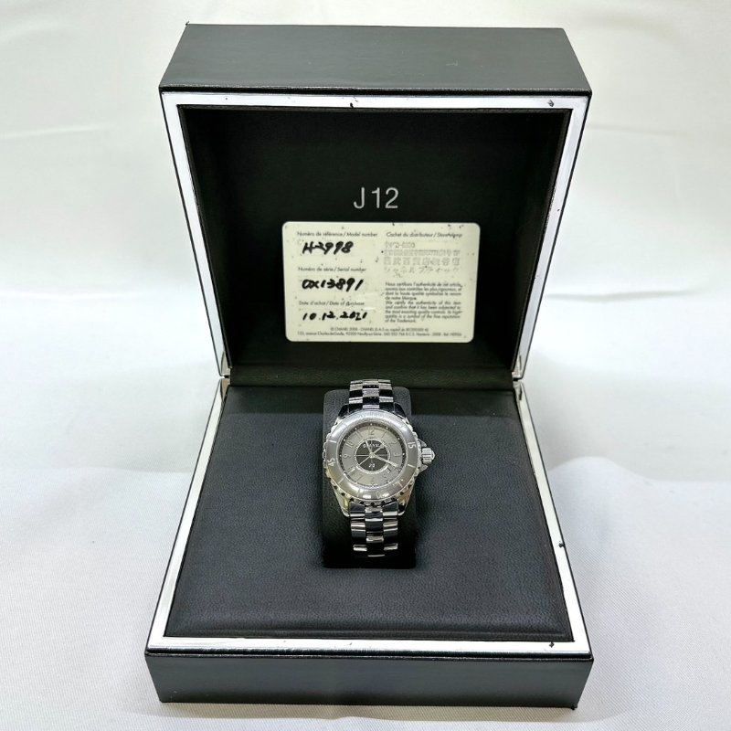 CHANEL J12 鈦金陶瓷石英腕錶-0