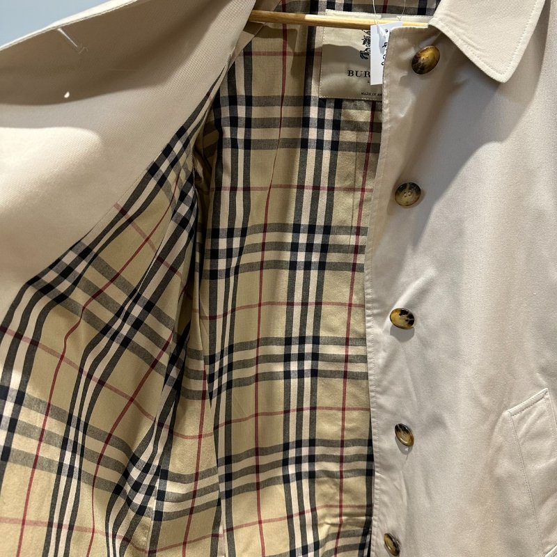 【美收精品】BURBERRY 米色風衣外套 4-138【隔月月中將轉賣至日本 上架期限30天】-6