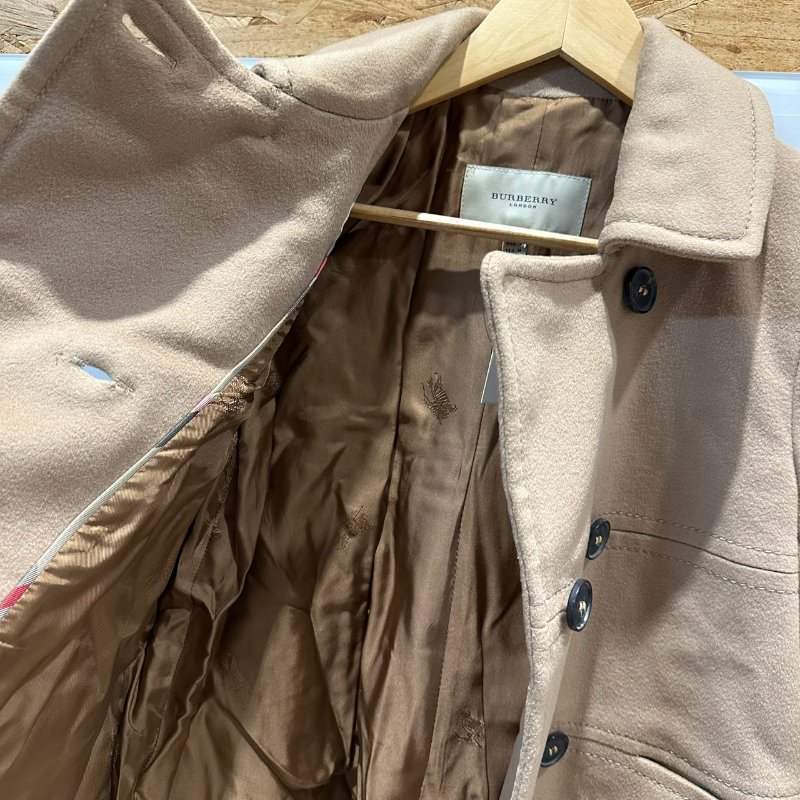 【美收精品】BURBERRY 棕色絨外套 4-149【隔月月中將轉賣至日本 上架期限30天】-4