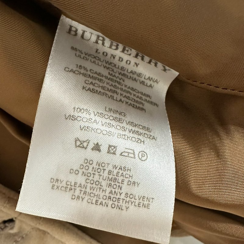【美收精品】BURBERRY 棕色絨外套 4-149【隔月月中將轉賣至日本 上架期限30天】-5