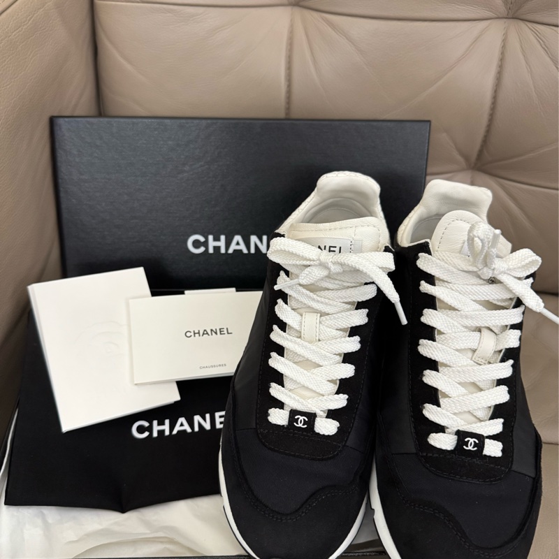 Chanel山羊麂皮休閒鞋-10