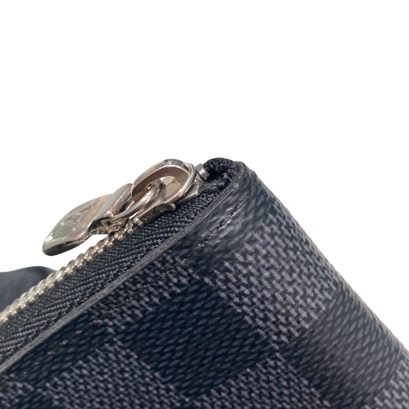 LOUIS VUITTON 路易威登 N63076 Zippy PVC帆布 零錢包 黑色棋盤格-20