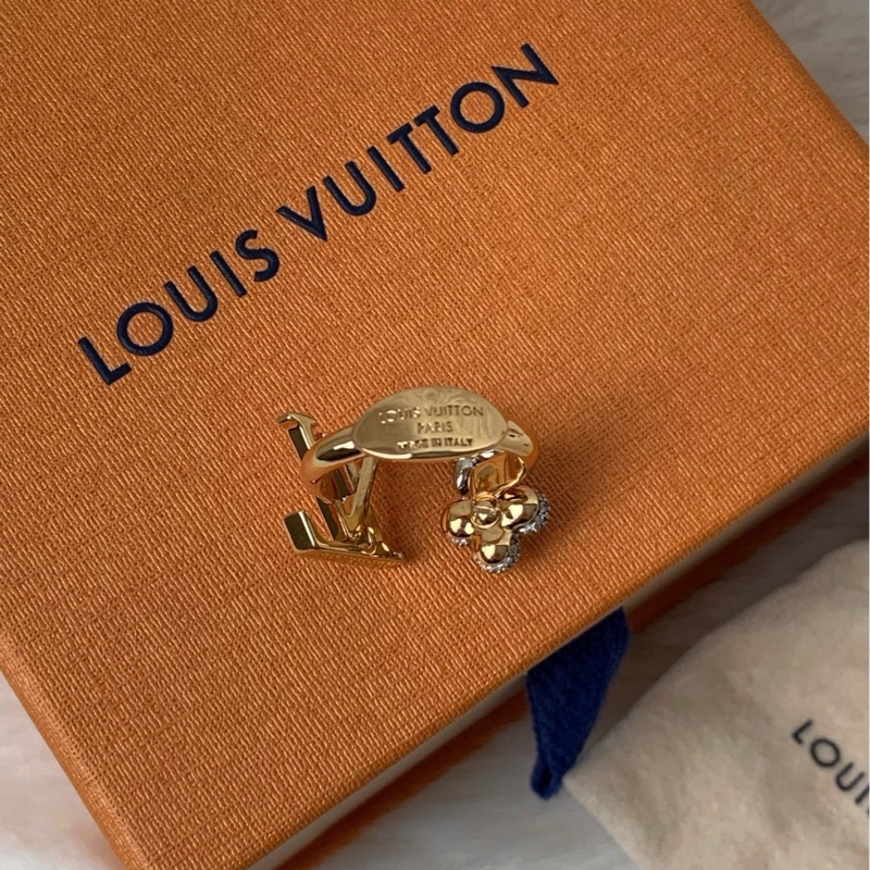 【配件:防塵袋 盒子 💕】LV logo新鑽石花卉系列戒指-3