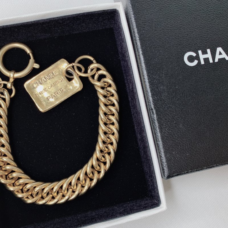 Chanel vintage Cambon軍牌手鍊-1