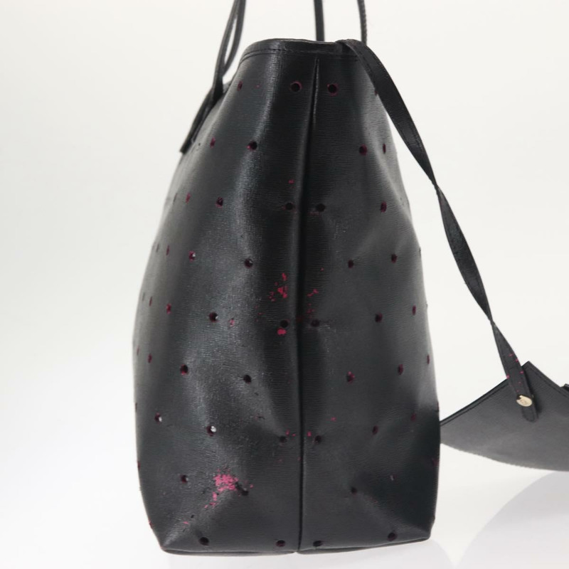 【日本直送】FENDI 手提包 皮革 黑金 正品 bs29107-3